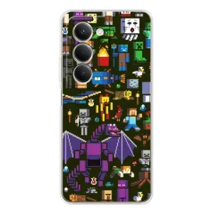 Чохол Майнкрафт на Xiaomi Redmi 15 (AlphaPrint) Minecraft (Колаж Майнкрафт)