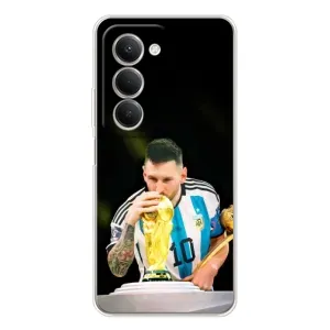 Чехлы для Xiaomi Redmi 15 (Leo чемпион) (AlphaPrint) (Кубок Месси)
