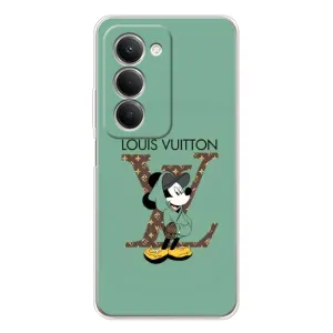 Чехлы Луи Витон для Xiaomi Redmi 15 (AlphaPrint - LOUIS VUITTON) (Микки Маус LV)