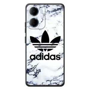 Чехлы Адидас для Xiaomi Redmi 15a (AlphaPrint) (Адидас на мраморе)