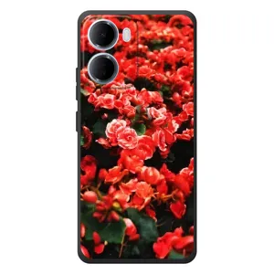 Чехлы с Цветами для Xiaomi Redmi 15a (VPrint) (Цветы красные)