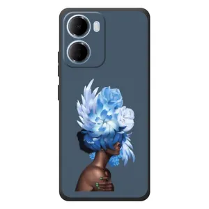 Чехлы (ART) Цветы на Xiaomi Redmi 15a (VPrint) (Цветы на голове)
