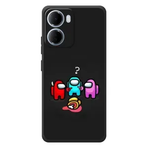 Чехол Амонг Ас для Xiaomi Redmi 15a (AlphaPrint) (Импостер)