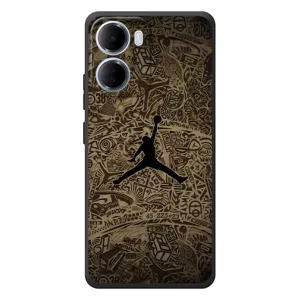 Чехлы для Xiaomi Redmi 15a - с картинкой JORDAN (AlphaPrint) (Logo Jordan)
