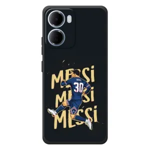 Чехлы для Xiaomi Redmi 15a (Leo чемпион) (AlphaPrint) (Messi ПСЖ)