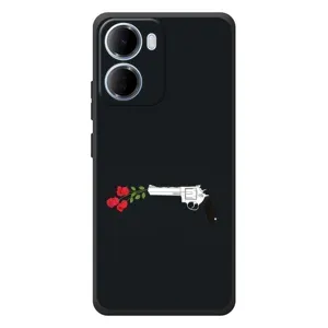 Чехлы (ART) Цветы на Xiaomi Redmi 15a (VPrint) (Неожиданные цветы)