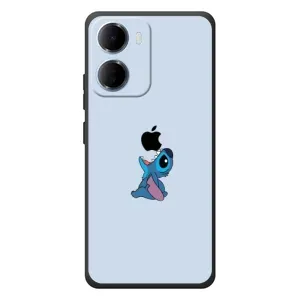 Чехол с принтом Стич на Xiaomi Redmi 15a (Stitch apple)