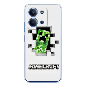 Чохол Майнкрафт на Xiaomi Redmi 15C 5g (AlphaPrint) Minecraft (кріпер Майнкрафт)