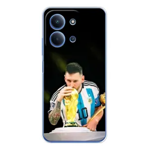 Чехлы для Xiaomi Redmi 15C 5g (Leo чемпион) (AlphaPrint) (Кубок Месси)