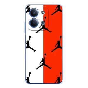 Чехлы для Xiaomi Redmi 15C 5g - с картинкой JORDAN (AlphaPrint) (Лого Джордан)