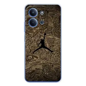 Чехлы для Xiaomi Redmi 15C 5g - с картинкой JORDAN (AlphaPrint) (Logo Jordan)