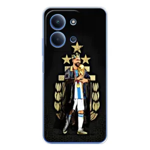 Чехлы для Xiaomi Redmi 15C 5g (Leo чемпион) (AlphaPrint) (Месси Король)