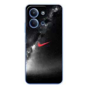 Чехол для Xiaomi Redmi 15C 5g - с принтом Найк (AlphaPrint) (Найк красный)
