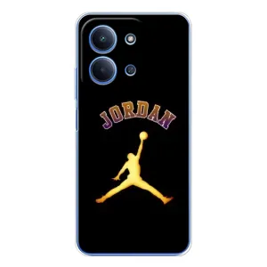 Чехлы для Xiaomi Redmi 15C - с картинкой JORDAN (AlphaPrint) (Jordan Gold)