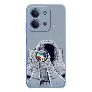 Чехол NASA для Xiaomi Redmi 15C (AlphaPrint) (Космонавт фото)