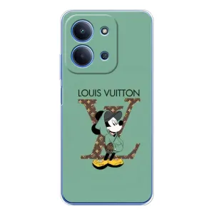 Чехлы Луи Витон для Xiaomi Redmi 15C (AlphaPrint - LOUIS VUITTON) (Микки Маус LV)