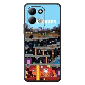 Чохол Майнкрафт на Xiaomi Redmi 17 (AlphaPrint) Minecraft (фон Minecraft)