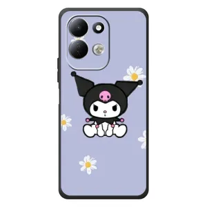 Чехол с кроликом Куроми на Xiaomi Redmi 17 (Куроми в цветах)