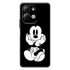 Эксклюзивный чехол для Xiaomi Redmi 17 (AlphaPrint - Мультяшные) (Микки на черном)