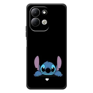Чехол с принтом Стич на Xiaomi Redmi 17 (Стич на черном)