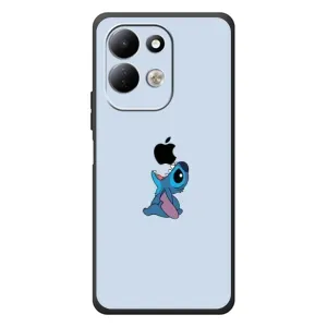 Чехол с принтом Стич на Xiaomi Redmi 17 (Stitch apple)