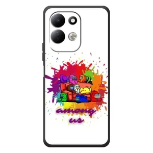 Чехол Амонг Ас для Xiaomi Redmi 17 (AlphaPrint) (Яркий АмонгАс)