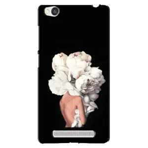 Чехлы (ART) Цветы на Xiaomi Redmi 4A (VPrint) (Белые цветы)
