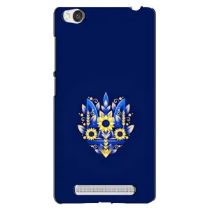 Чехлы для Xiaomi Redmi 4A Укр. Символика (AlphaPrint) (Цветочный Герб)