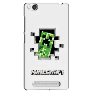 Чохол Майнкрафт на Xiaomi Redmi 4A (AlphaPrint) Minecraft (кріпер Майнкрафт)