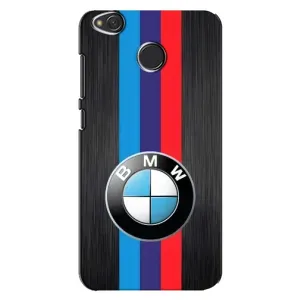 Чехол для Редми 4Х - с принтом БМВ (AlphaPrint) (Лого BMW)
