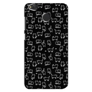 Чохол з принтом для Xiaomi Redmi 4X (AlphaPrint) Модні коти (Маленькі котики)