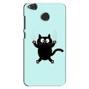 Чохол з принтом для Xiaomi Redmi 4X (AlphaPrint) Модні коти (Падаючий кіт)