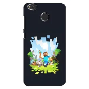 Чохол Майнкрафт на Xiaomi Redmi 4X (AlphaPrint) Minecraft (персонажі Minecraft)
