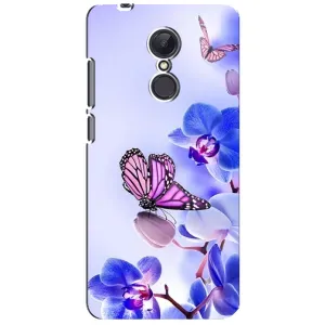 Чехлы с Цветами для Xiaomi Redmi 5 Plus (VPrint) (Бабочка на цветочке)
