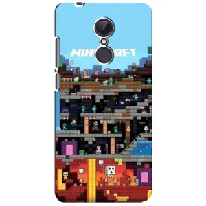 Чохол Майнкрафт на Xiaomi Redmi 5 Plus (AlphaPrint) Minecraft (фон Minecraft)