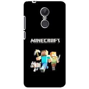 Чохол Майнкрафт на Xiaomi Redmi 5 Plus (AlphaPrint) Minecraft (герої Minecraft)