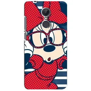 Эксклюзивный чехол для Xiaomi Redmi 5 Plus (AlphaPrint - Мультяшные) (Маус в очках)
