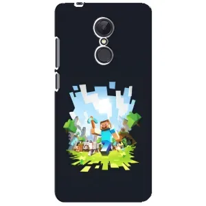 Чохол Майнкрафт на Xiaomi Redmi 5 Plus (AlphaPrint) Minecraft (персонажі Minecraft)