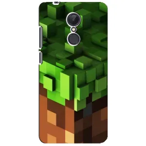 Чохол Майнкрафт на Xiaomi Redmi 5 Plus (AlphaPrint) Minecraft (текстура Майнкрафт)