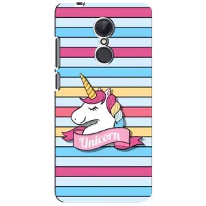 Чехол для Редми 5 Плюс - (Единорожки - Новинки) (AlphaPrint) (Unicorn)