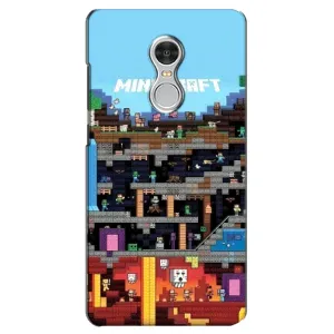 Чохол Майнкрафт на Xiaomi Redmi 5 (AlphaPrint) Minecraft (фон Minecraft)
