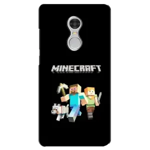 Чохол Майнкрафт на Xiaomi Redmi 5 (AlphaPrint) Minecraft (герої Minecraft)