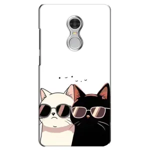 Чохол з малюнком кіт на Xiaomi Redmi 5 (Коти в окулярах)