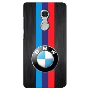 Чехол для Редми 5 - с принтом БМВ (AlphaPrint) (Лого BMW)