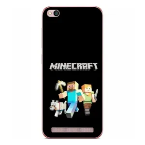 Чохол Майнкрафт на Xiaomi Redmi 5A (AlphaPrint) Minecraft (герої Minecraft)