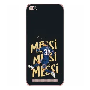 Чехлы для Xiaomi Redmi 5A (Leo чемпион) (AlphaPrint) (Messi ПСЖ)