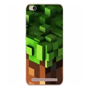 Чохол Майнкрафт на Xiaomi Redmi 5A (AlphaPrint) Minecraft (текстура Майнкрафт)