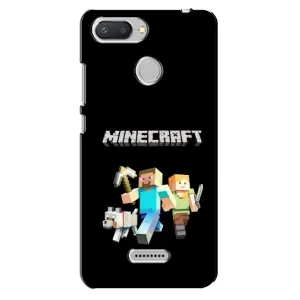 Чохол Майнкрафт на Xiaomi Redmi 6 (AlphaPrint) Minecraft (герої Minecraft)