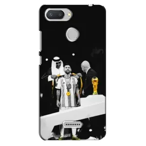 Чохли для Xiaomi Redmi 6 (Leo чемпіон) (AlphaPrint) (Мессі коронований)