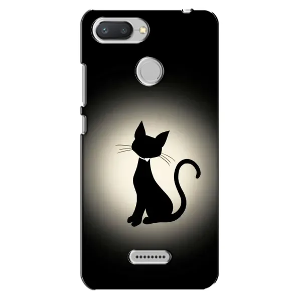 Чехол с принтом «Силуэт котика» для Xiaomi Redmi 6